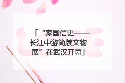 “家国信史——长江中游简牍文物展”在武汉开幕